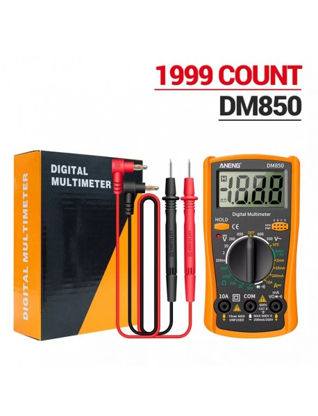 Multimetru digital ANENG DM850 culoare orange