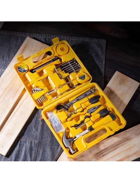 Set 28 de unelte de uz casnic Deli EDL1028J, Galben