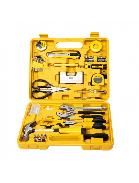 Set 48 de unelte de uz casnic Deli EDL1048J, Galben