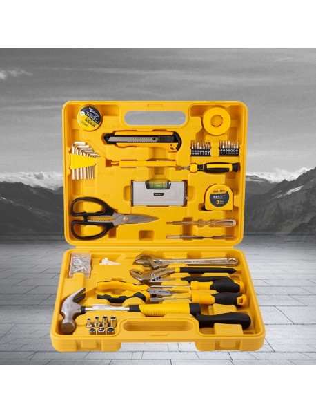 Set 48 de unelte de uz casnic Deli EDL1048J, Galben