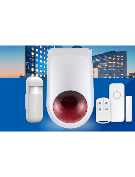 Sirena wireless cu avertizare optica si sonora PGST PE-516