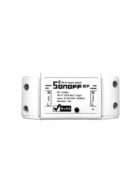 Sonoff Releu wireless WIFI si RF 433 MHz 10A
