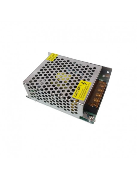 Sursa de alimentare industriala in cutie de tabla perforata 12V 5A