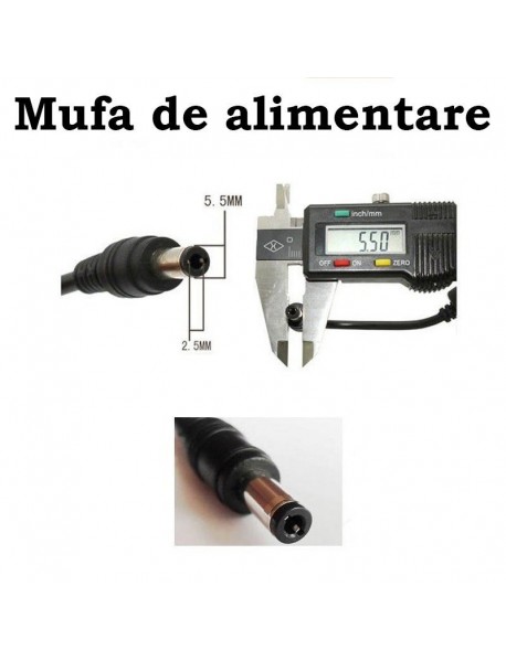 Sursa de alimentare 15V 3 A dim 5.5x2.1x13mm cu fir alimentare Sursa de alimentare 15V 3 A dim 5.5x2.1x13mm cu fir alimentare