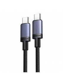 Ugreen - Data Cable L532 (65906) - Type-C to Type-C, Fast Charging, 240W, 5A, 480Mbps, E-Marker Chip, Nylon, 0.5m - Gray
