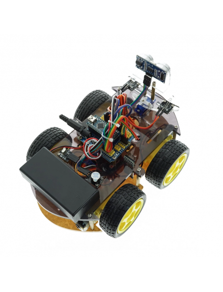 Kit Robot smart car cu sasiu 4WD cu NANO V3.0 si Bluetooth