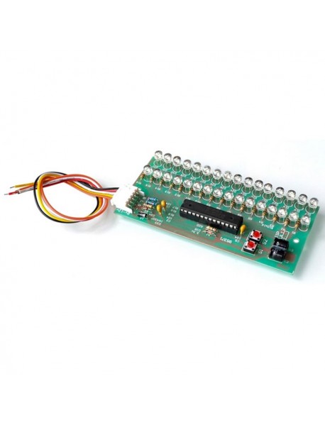 Modul indicator de nivel audio VU metru cu 2 canale x 16 led-uri