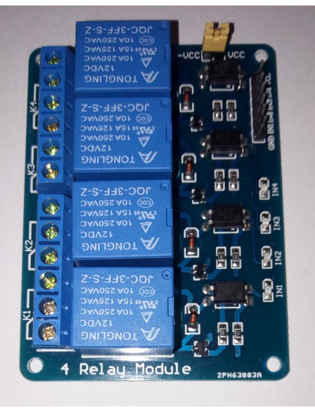 Modul releu 12V - 4 canale