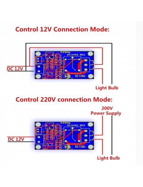 Modul automat senzor cu fotorezistor cu releu 12V/10A