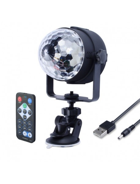 STROBOSCOP cu LED RGB 4mm alimentat la USB 5V cu telecomanda