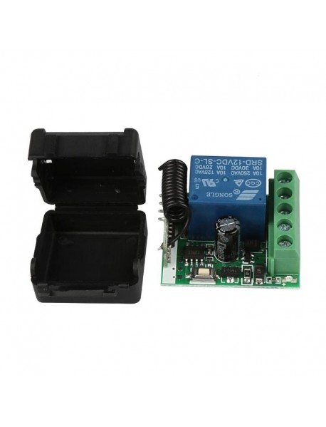 Modul remote control 1 canal 12V 433MHZ cu telecomanda Modul remote control 1 canal 12V 433MHZ cu telecomanda