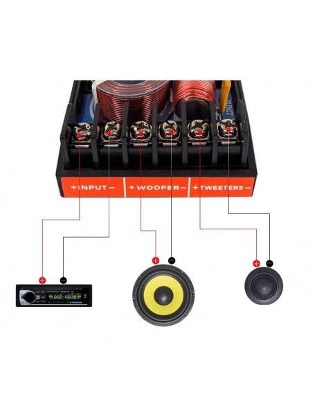 Filtru divizor de frecventa 2 cai auto - 200 W