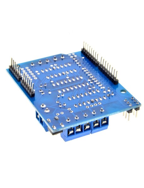 Modul driver motor servo, stepper si motor DC pentru Arduino Modul driver motor servo, stepper si motor DC pentru Arduino