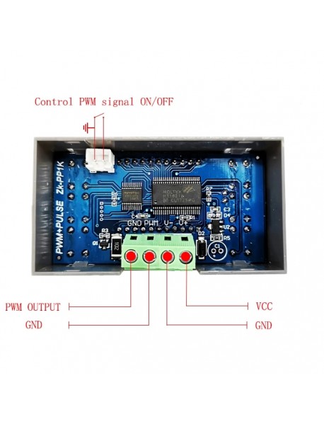 Generator de semnale PWM, frecventa reglabila cu afisaj LCD 1Hz-150Khz cu carcasa