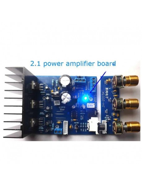 Amplificator audio 2.1 putere 2 x 20 W + 30 W