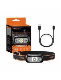 Lanternă de cap Superfire HL05-D, 110lm, USB