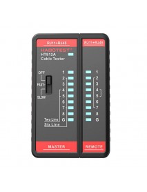 Tester pentru cabluri de rețea Habotest HT812A RJ45/RJ14/RJ12/RJ9 Tester pentru cabluri de rețea Habotest HT812A RJ45/RJ14/RJ12/RJ9