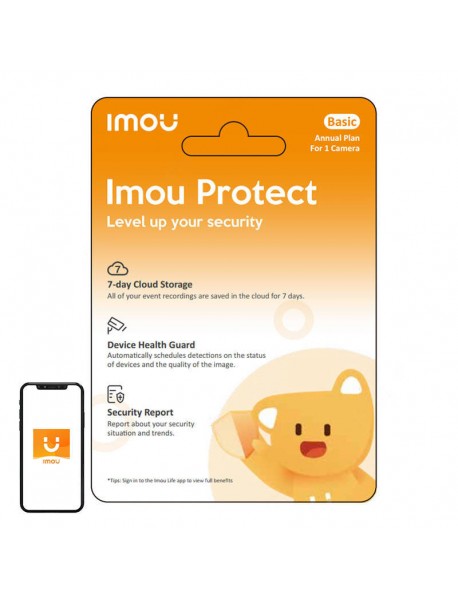 Card cadou IMOU Protect Basic (plan anual)