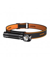 Lanternă frontală 2în1 Superfire TH04 – 600 lm, USB-C, 5 moduri, 127 m Lanternă frontală 2în1 Superfire TH04 – 600 lm, USB-C, 5 moduri, 127 m