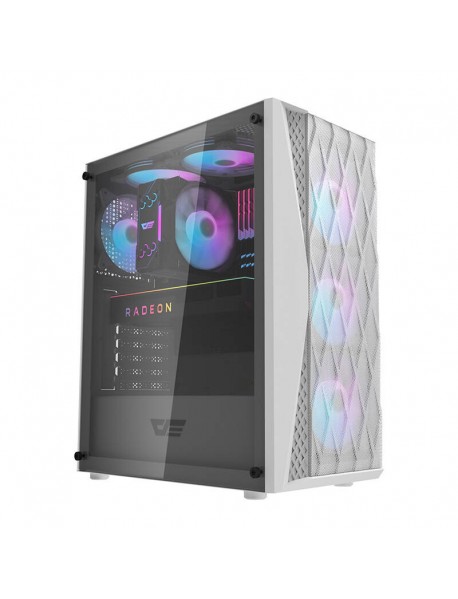 Carcasă pentru calculator Darkflash DK352 Mesh (alb)