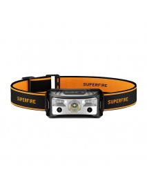 Lanternă frontală Superfire HL05-K – 120 lm, 100 m, 7 moduri