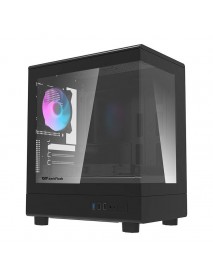 Darkflash DB330M carcasă pentru calculator + 3 ventilatoare aRGB (negru)
