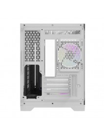 Darflash FT418 carcasă pentru calculator + 6 ventilatoare aRGB (alb)