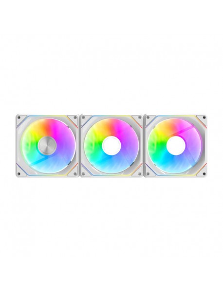 Ventilatoare de calculator Darkflash Gauss G24 3-in-1 (alb)