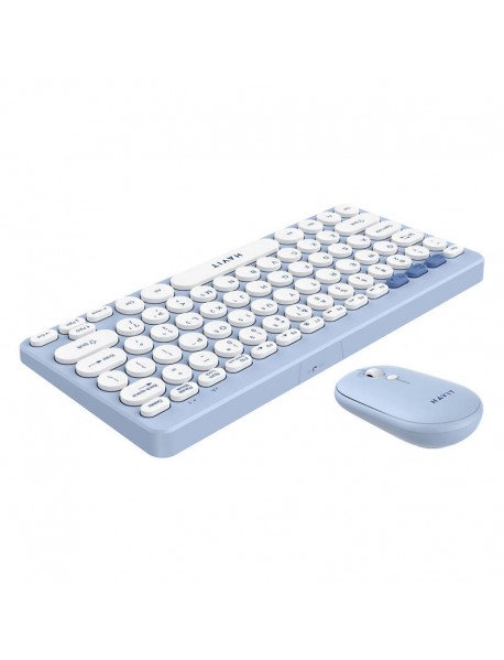 Havit KB279GCM set de tastatura + mouse wireless 2-in-1 pentru jocuri (albastru) (QWERTY)