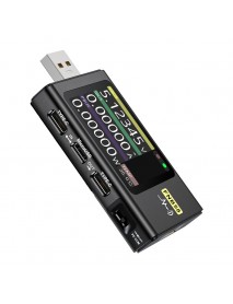 Tester port USB FNIRSI FNB58, negru Tester port USB FNIRSI FNB58, negru