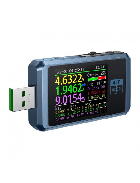 FNIRSI FNB48P BT Tester port USB cu Bluetooth
