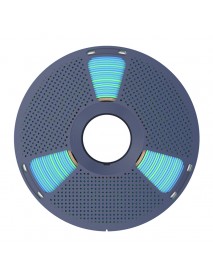 Filament Sunlu PLA+ Silk în două culori (albastru-verde)