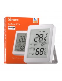 Senzor de temperatură și umiditate Sonoff AirGuard TH SNZB-02DR2 ZigBee LCD