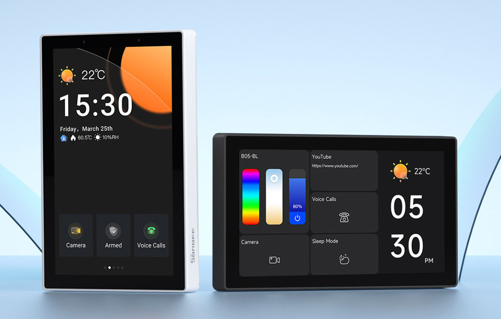 SONOFF NSPanel Pro 120 Smart Control Panel Matter WiFi/Bluetooth/ZigBee (negru)